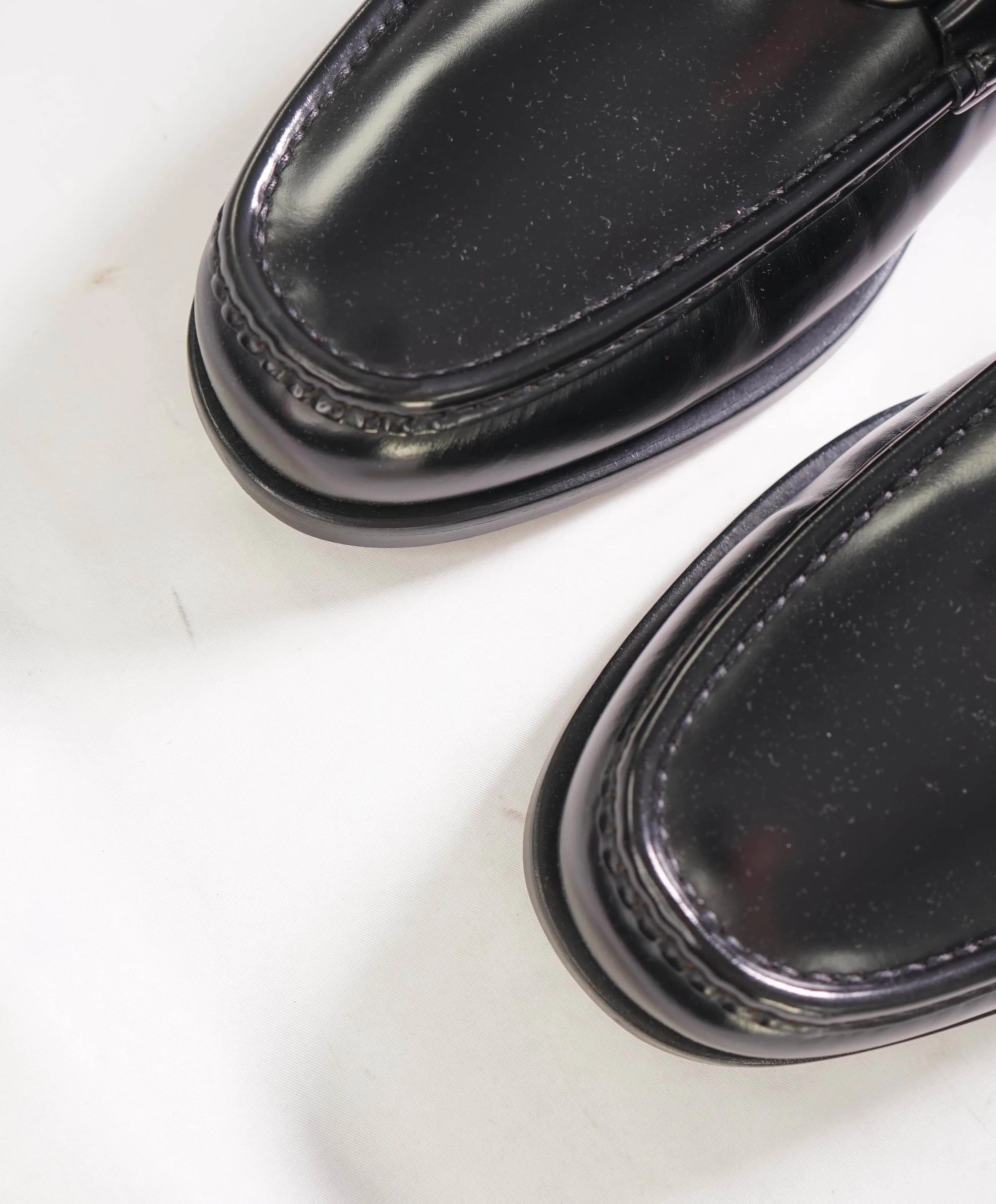 $850 SALVATORE FERRAGAMO - “ROLO" Gancini Bit Loafer Black Leather - 11 E US