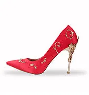 Boussac Elegant Silk Women Pumps High Heels
