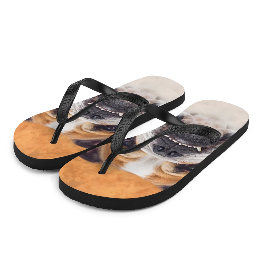 Bulldog Flip-Flops