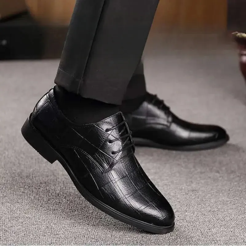 Classic Men's Leather Shoe Autumn Men Business Dress Shoes