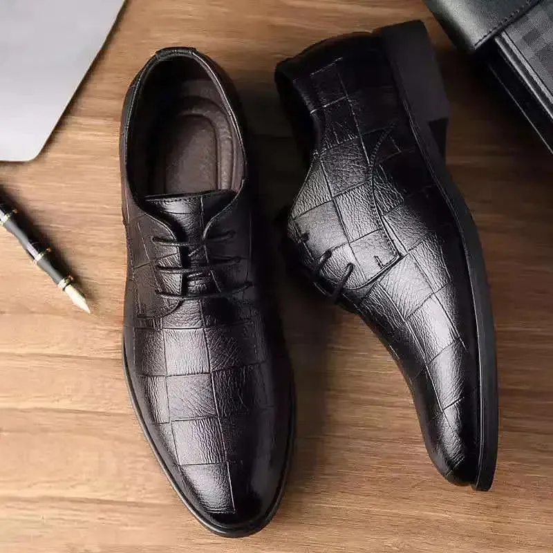 Classic Men's Leather Shoe Autumn Men Business Dress Shoes