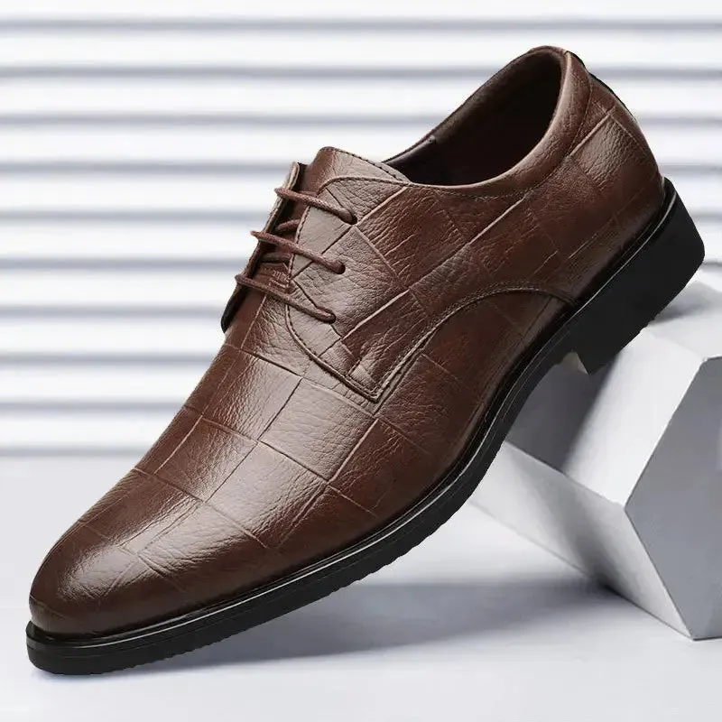 Classic Men's Leather Shoe Autumn Men Business Dress Shoes
