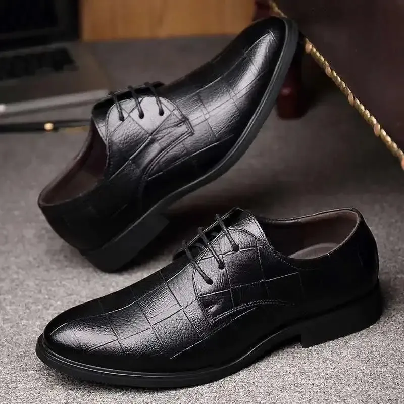 Classic Men's Leather Shoe Autumn Men Business Dress Shoes