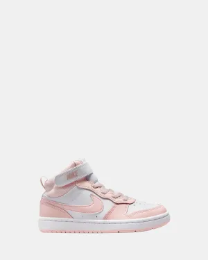 Court Borough Mid 2 Ps G White/Echo Pink
