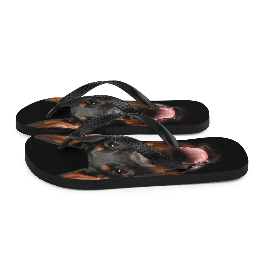 Doberman Flip-Flops