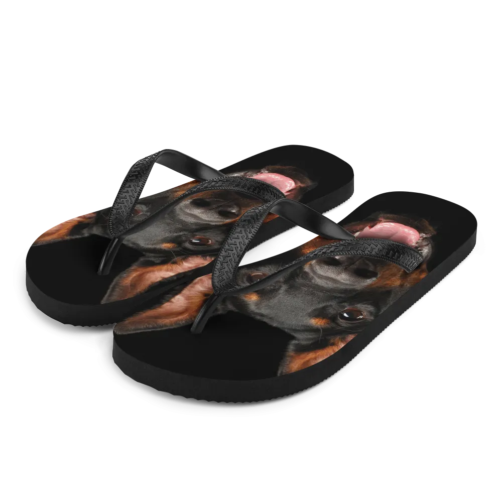 Doberman Flip-Flops