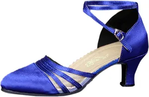 High Heels for Women 2025 T-Strap Dance Sandals Glitter Ballroom Shoes with Ankle Strap Wedding Party Pumps