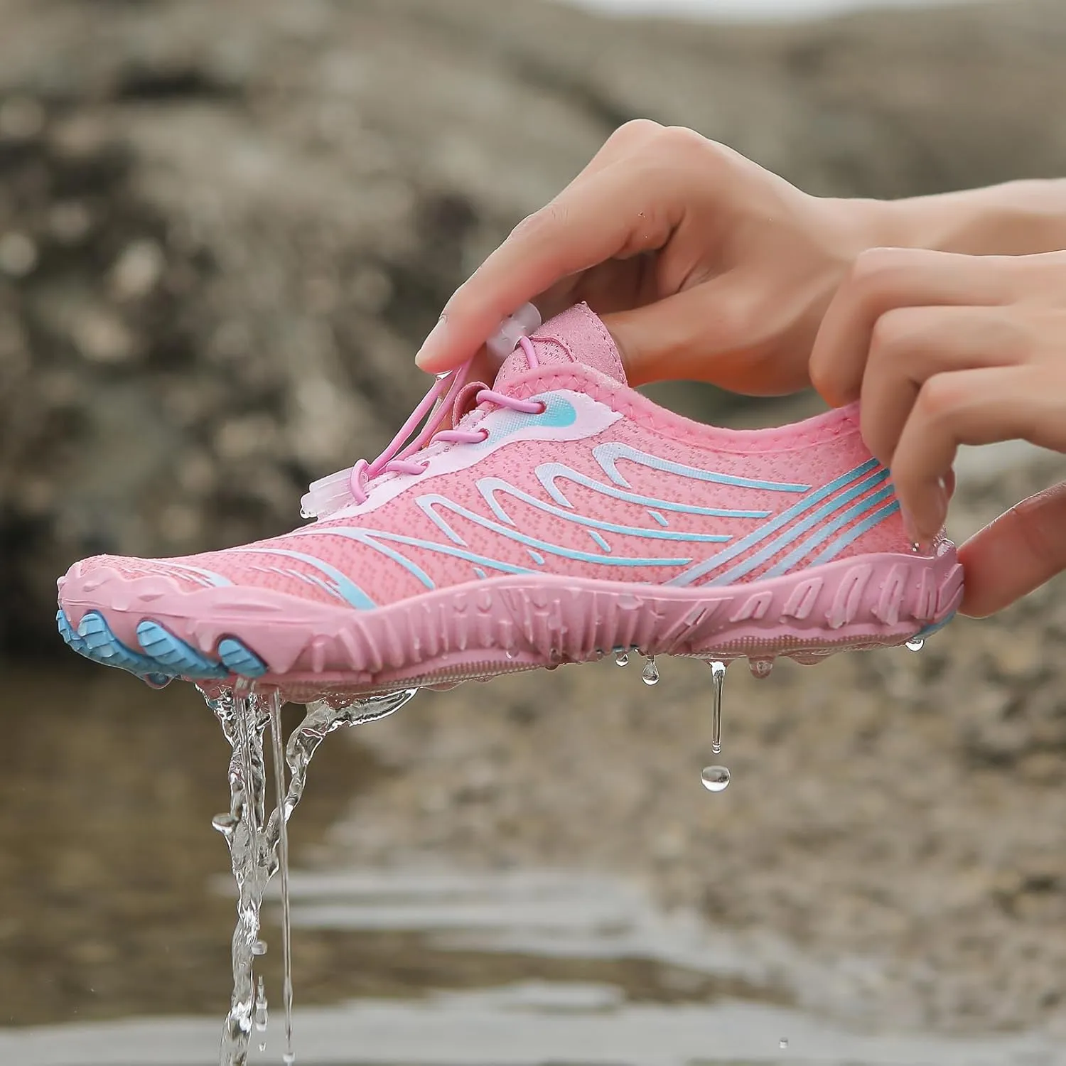 Hike Barefoot Shoes Womens Mens Footwear Pro Barefoot Shoes with Wide Toe Box Trail Running Shoes, Healthy Non-Slip Quick Dry Athletic Hiking Shoes