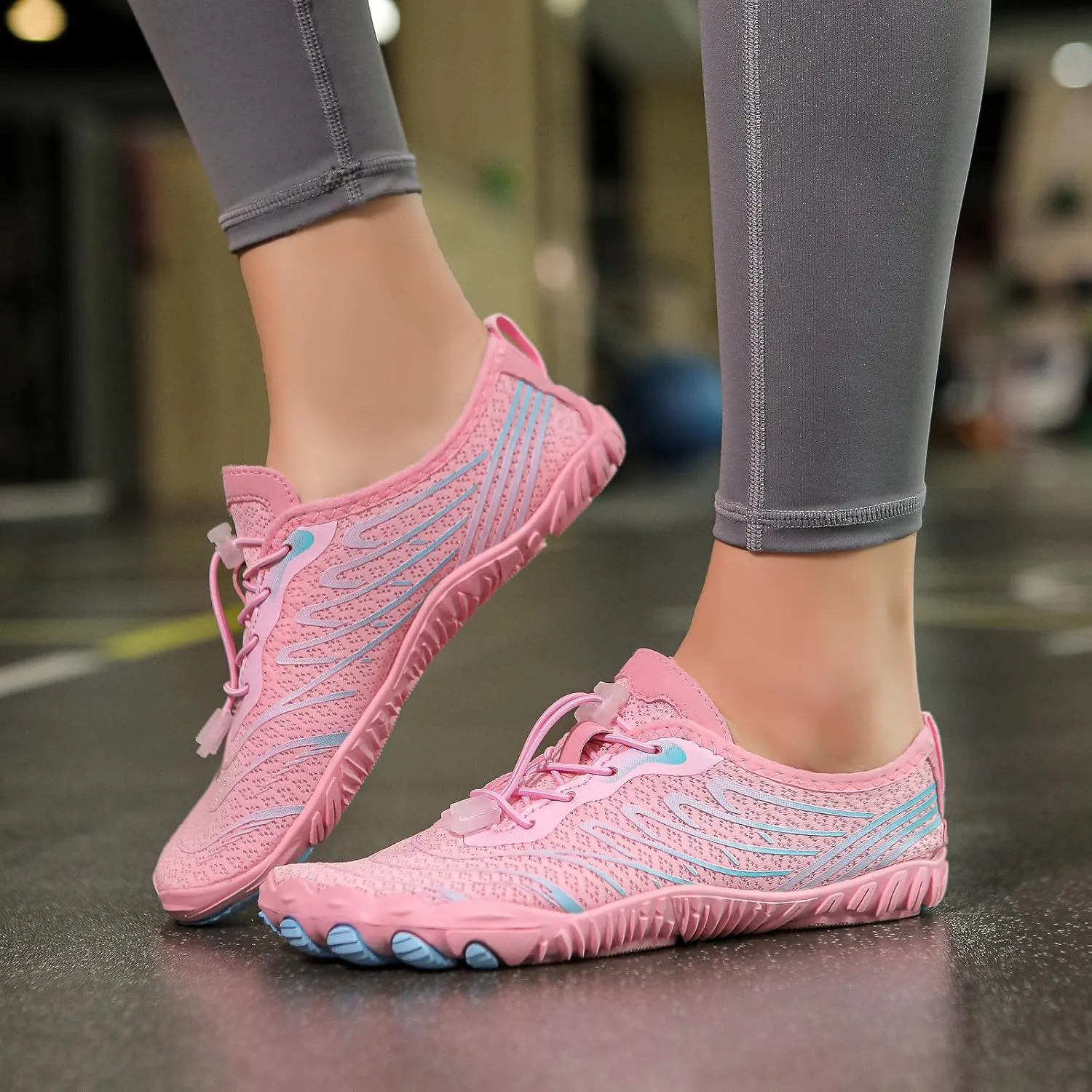 Hike Barefoot Shoes Womens Mens Footwear Pro Barefoot Shoes with Wide Toe Box Trail Running Shoes, Healthy Non-Slip Quick Dry Athletic Hiking Shoes