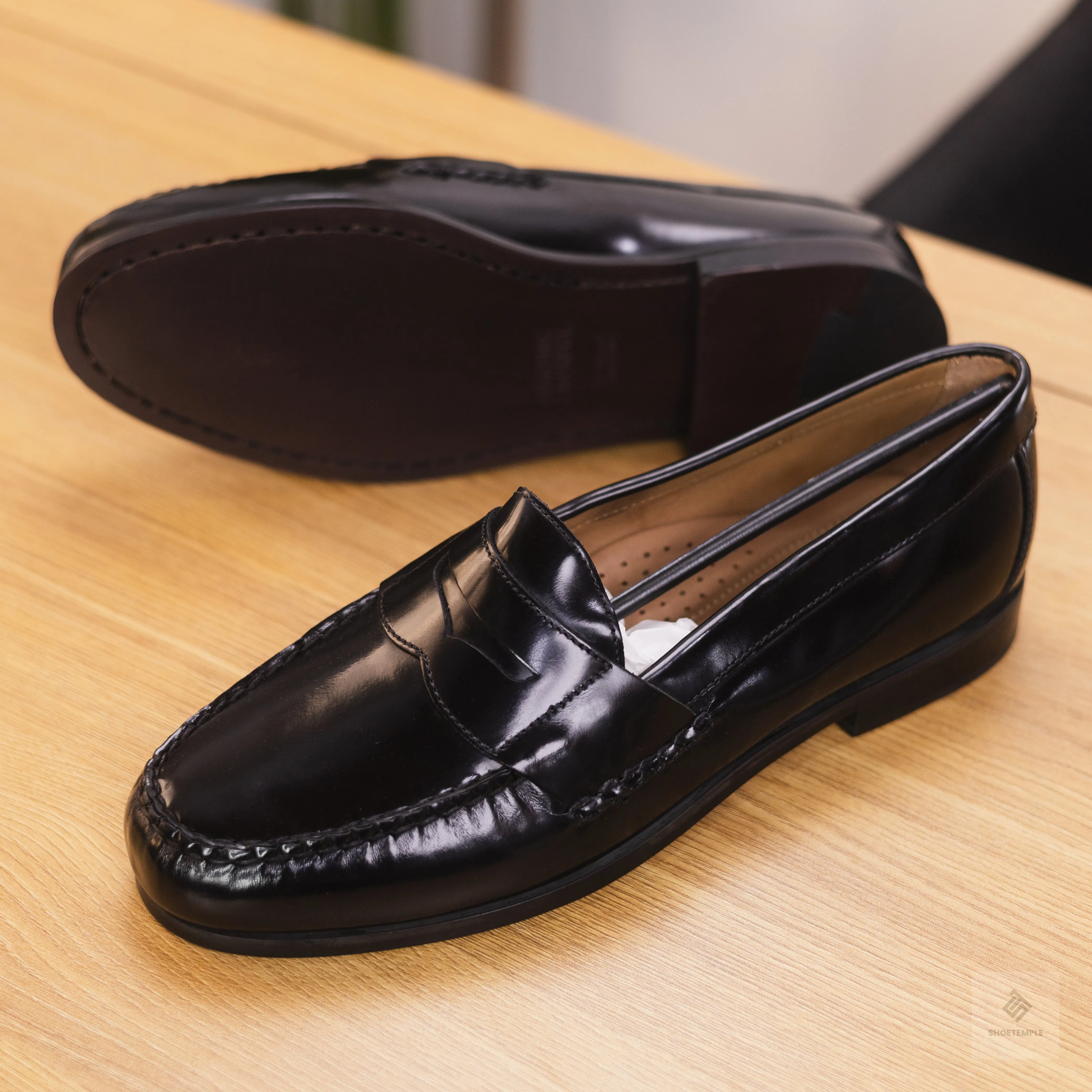 Johnston & Murphy Meade Penny Black