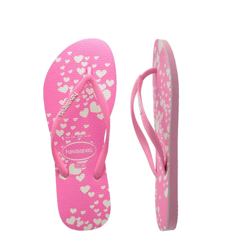 Kids Slim Mini Hearts Thongs