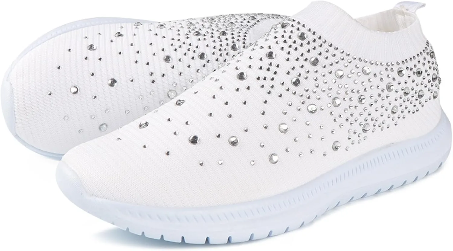 Ladmiple Gym Shoes For Women Workout Running Walking Shoes Slip on Sock Sneakers Mesh Non Slip Athletic Tennis Shoes