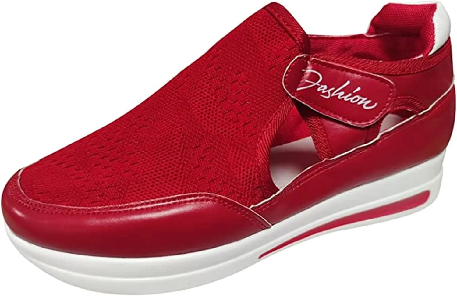 Ladmiple Sneakers For Women Slip On Wide Width PU Leather Shoes Lace Up Casual Fashion Walking Platform Flats Loafers