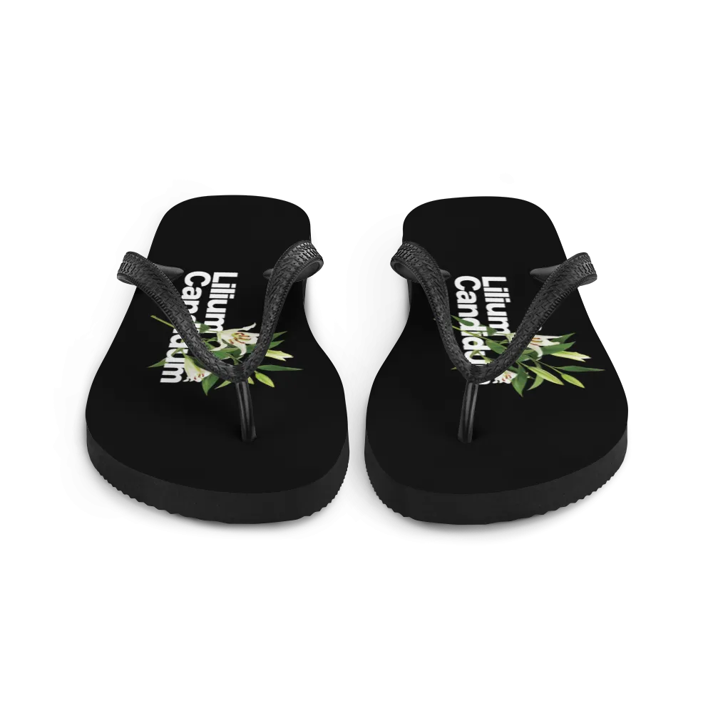 Lilium Candidum Flip-Flops
