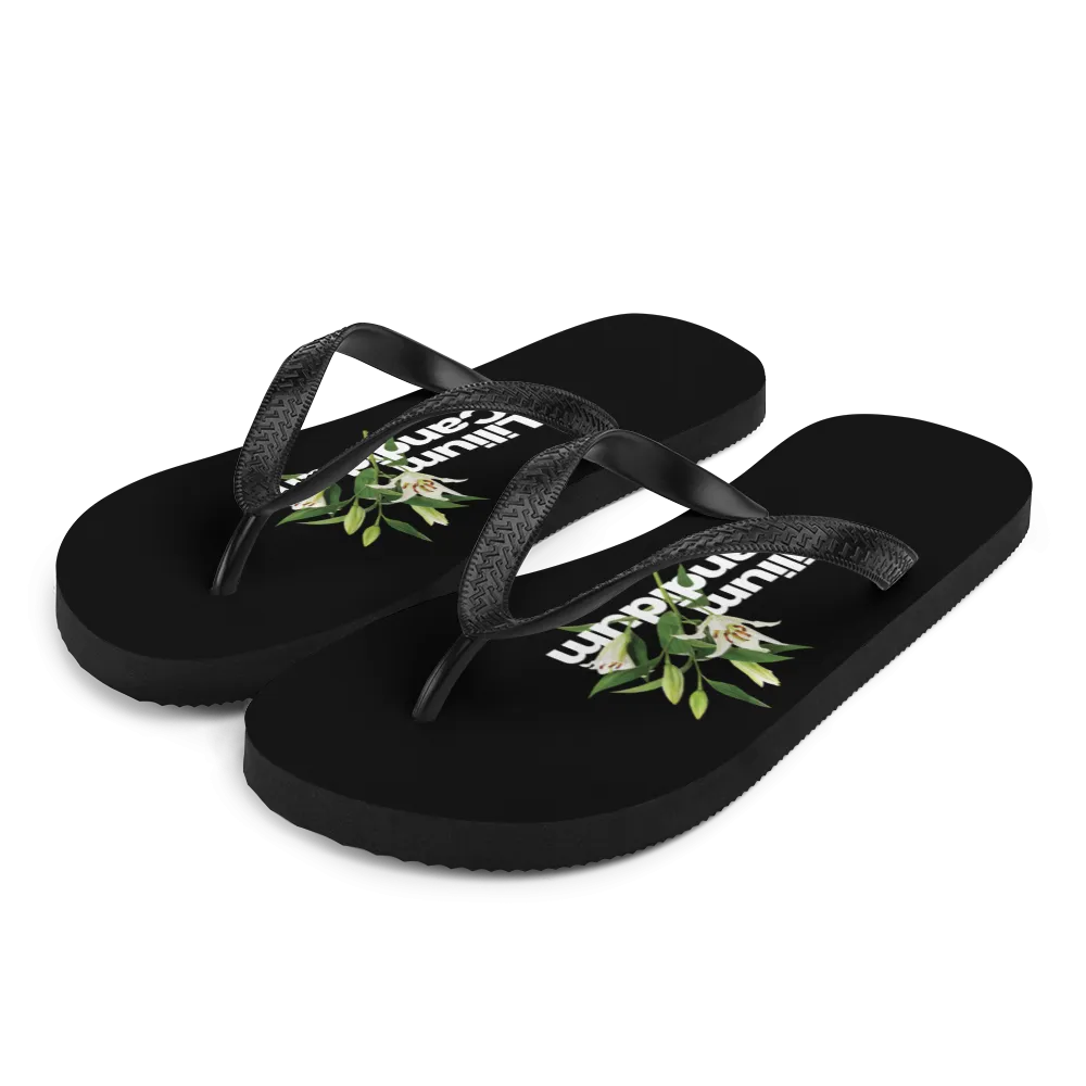 Lilium Candidum Flip-Flops