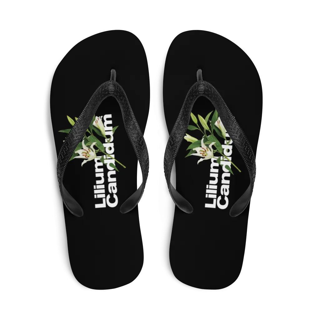 Lilium Candidum Flip-Flops