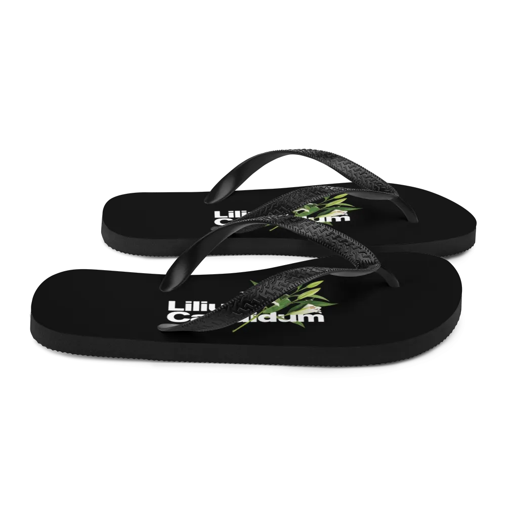 Lilium Candidum Flip-Flops