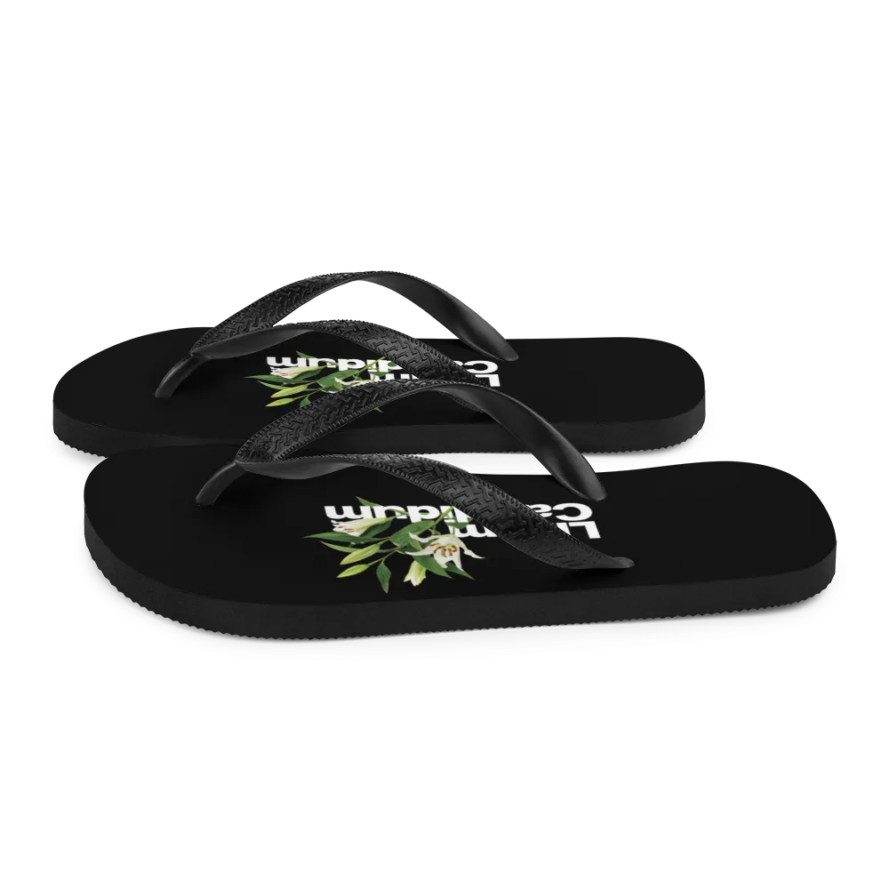Lilium Candidum Flip-Flops