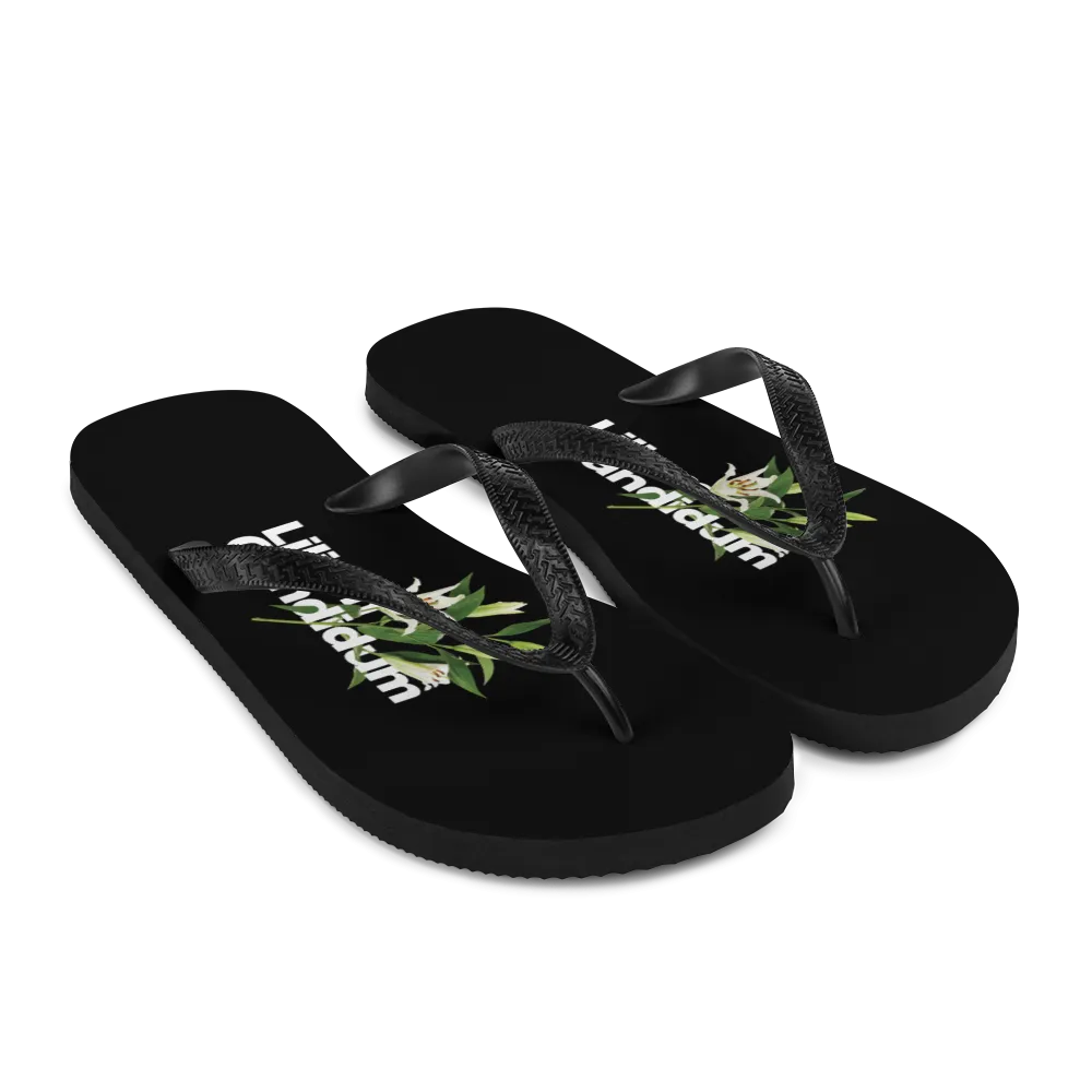 Lilium Candidum Flip-Flops
