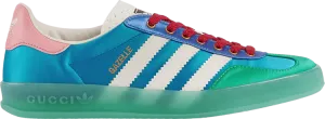 Limited edition Adidas Adidas x Gucci Wmns Gazelle 'Light Blue Silk' sneakers, blue