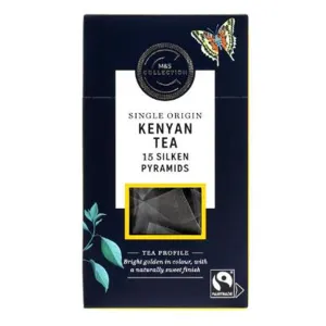 M&S 15 Silken Pyramids Kenyan Tea 37.5g