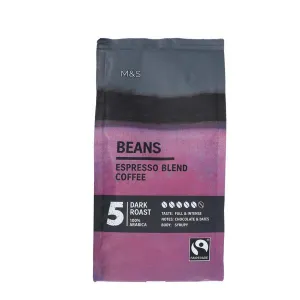 M&S Beans Espresso Blend Coffee 227g