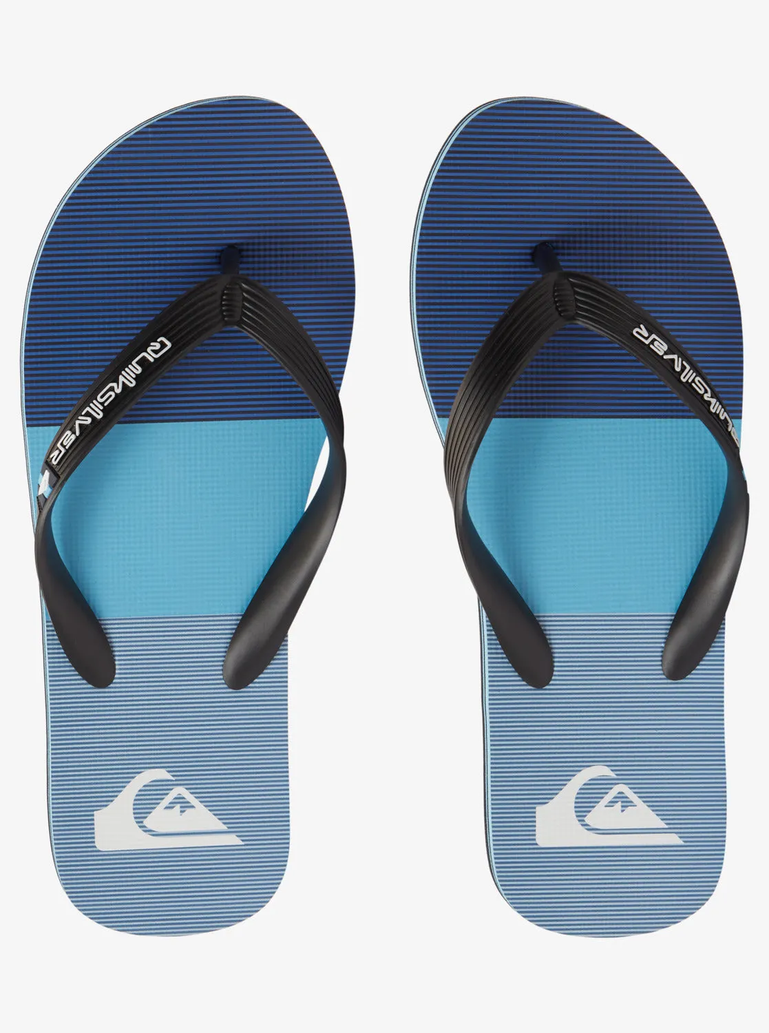 Mens Molokai Stripe Beach Flip-Flops