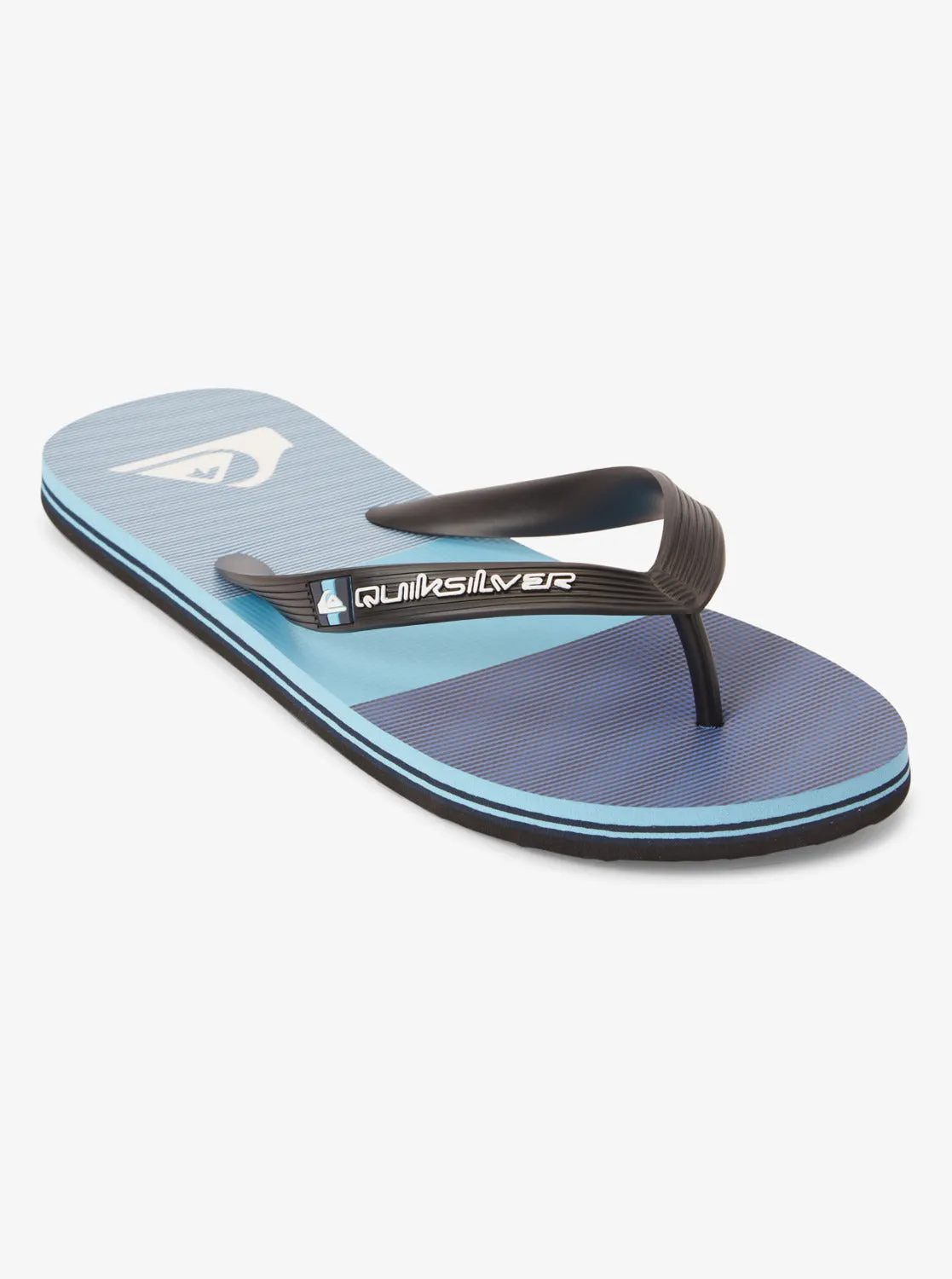 Mens Molokai Stripe Beach Flip-Flops