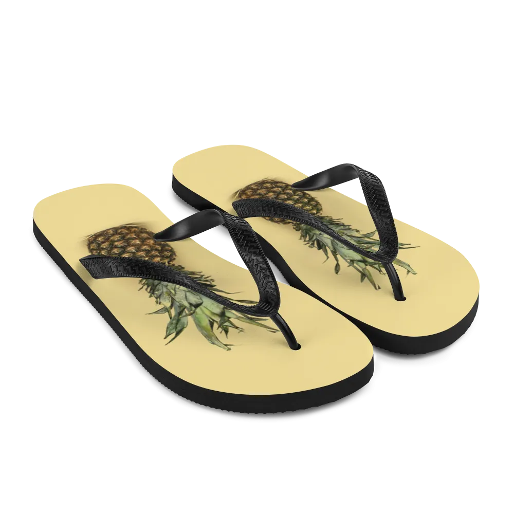 Pineapple Flip-Flops