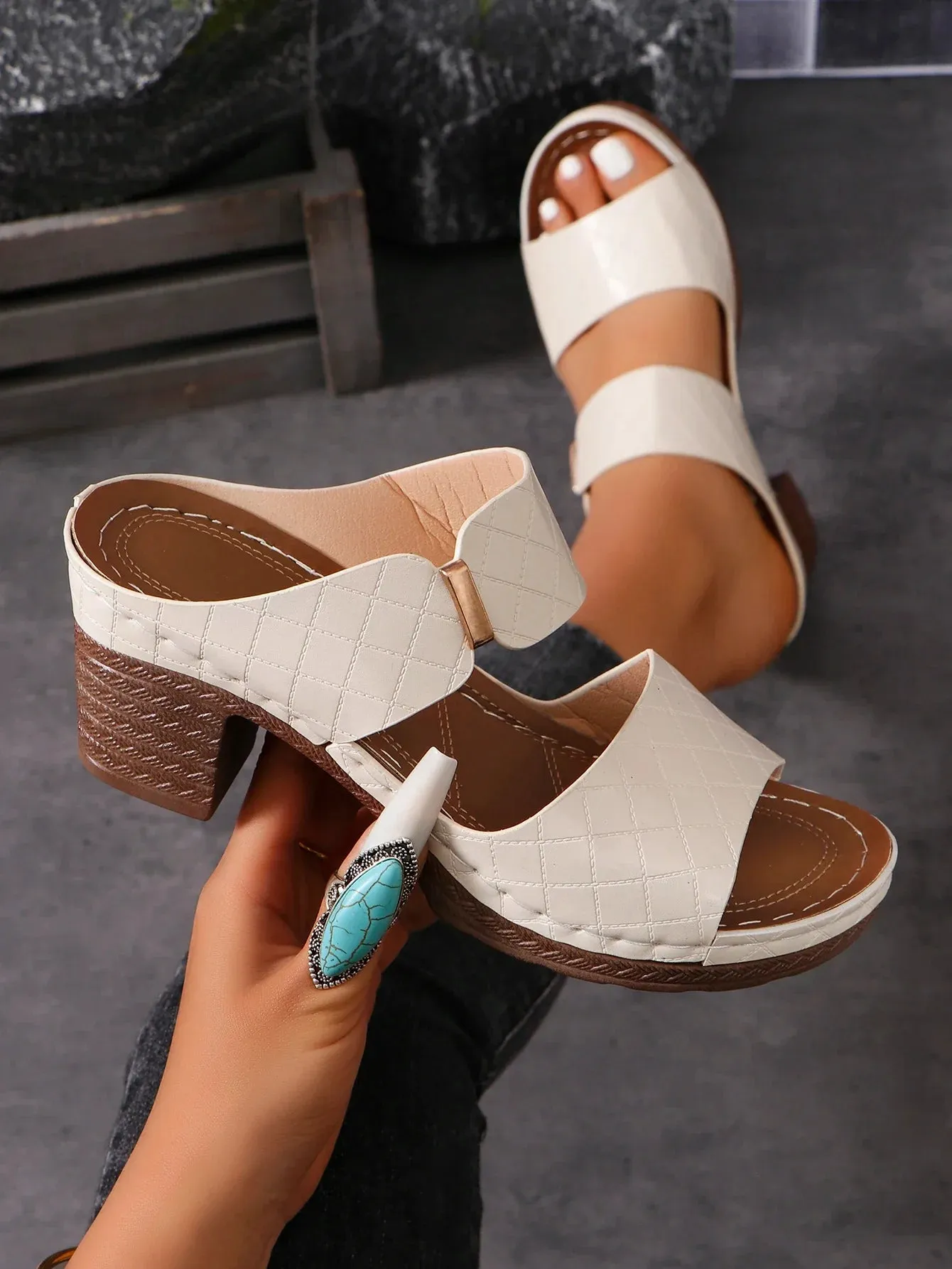 Sharice™ - Multi-functional Block Heel Sandals