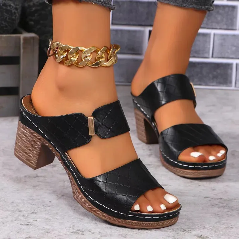 Sharice™ - Multi-functional Block Heel Sandals