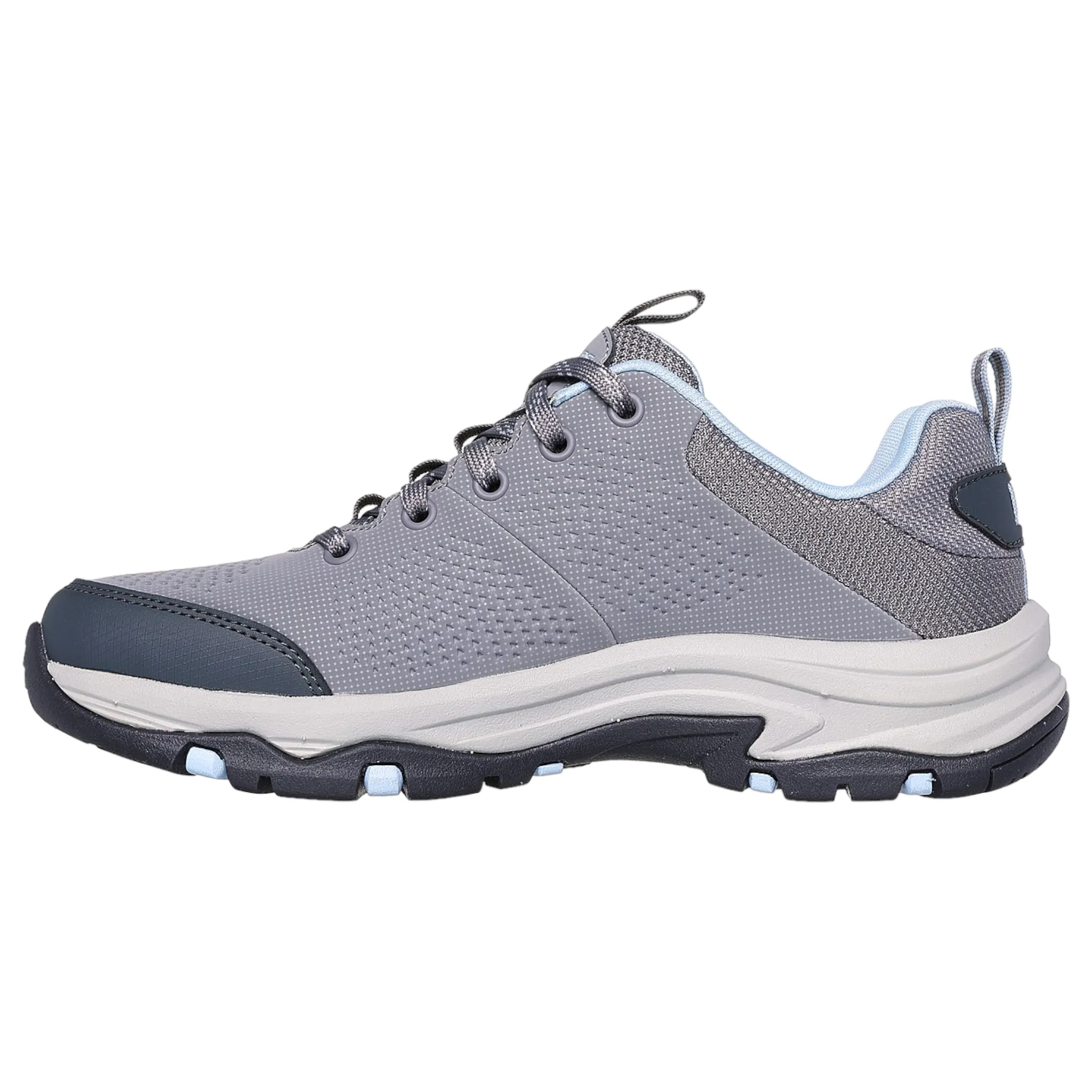 Skechers Women's 180006 Relaxed Fit Trego - Trail Destiny Gray Hiking Shoes