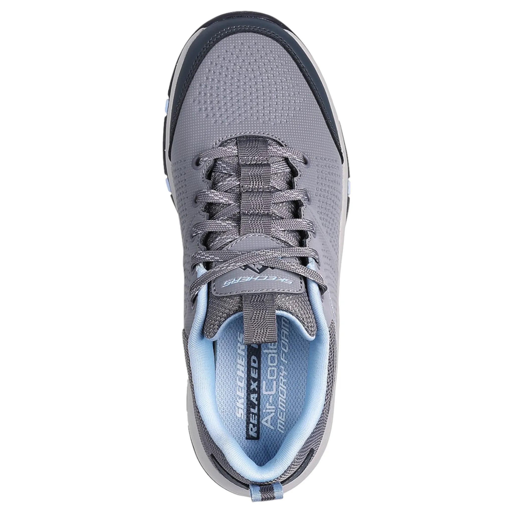 Skechers Women's 180006 Relaxed Fit Trego - Trail Destiny Gray Hiking Shoes