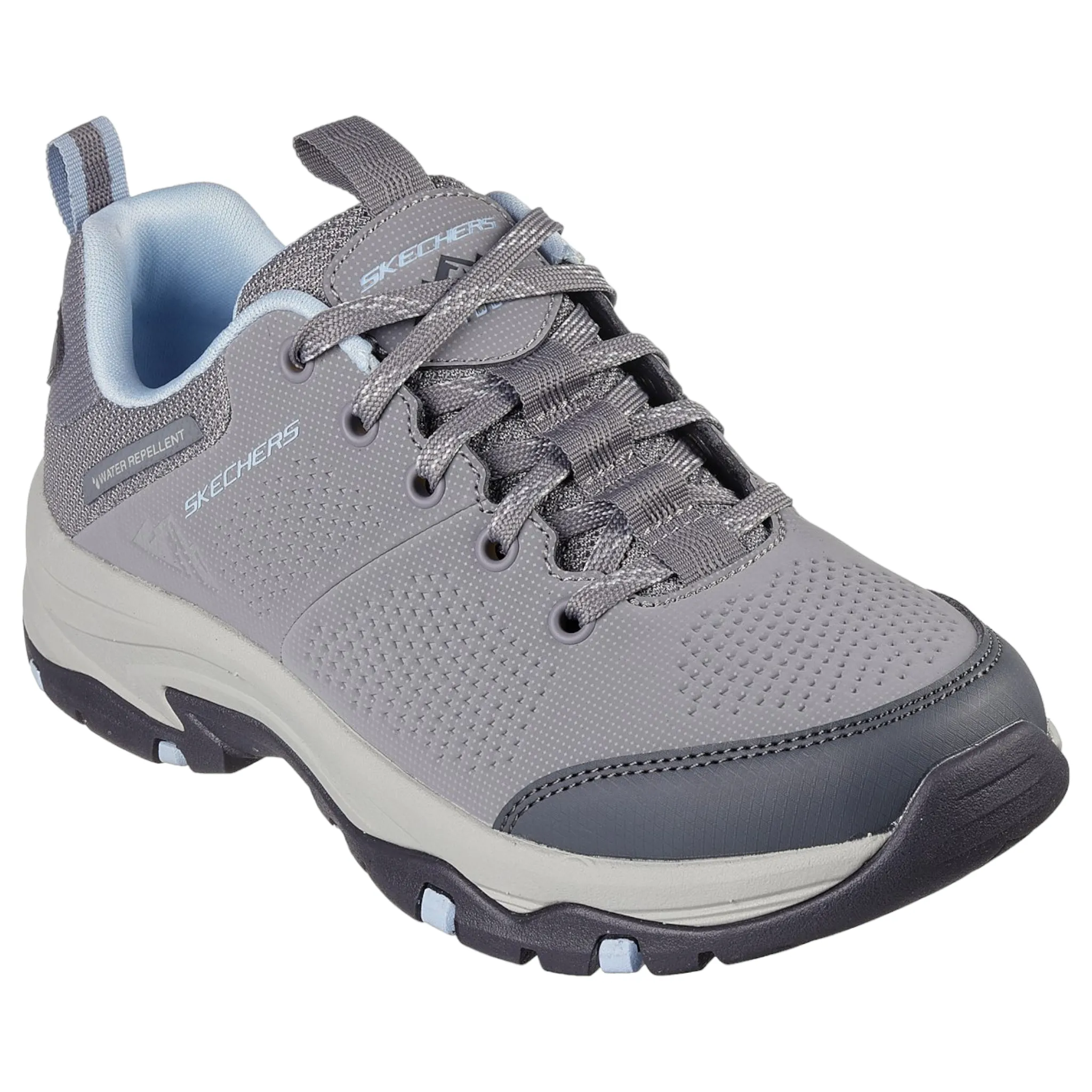 Skechers Women's 180006 Relaxed Fit Trego - Trail Destiny Gray Hiking Shoes