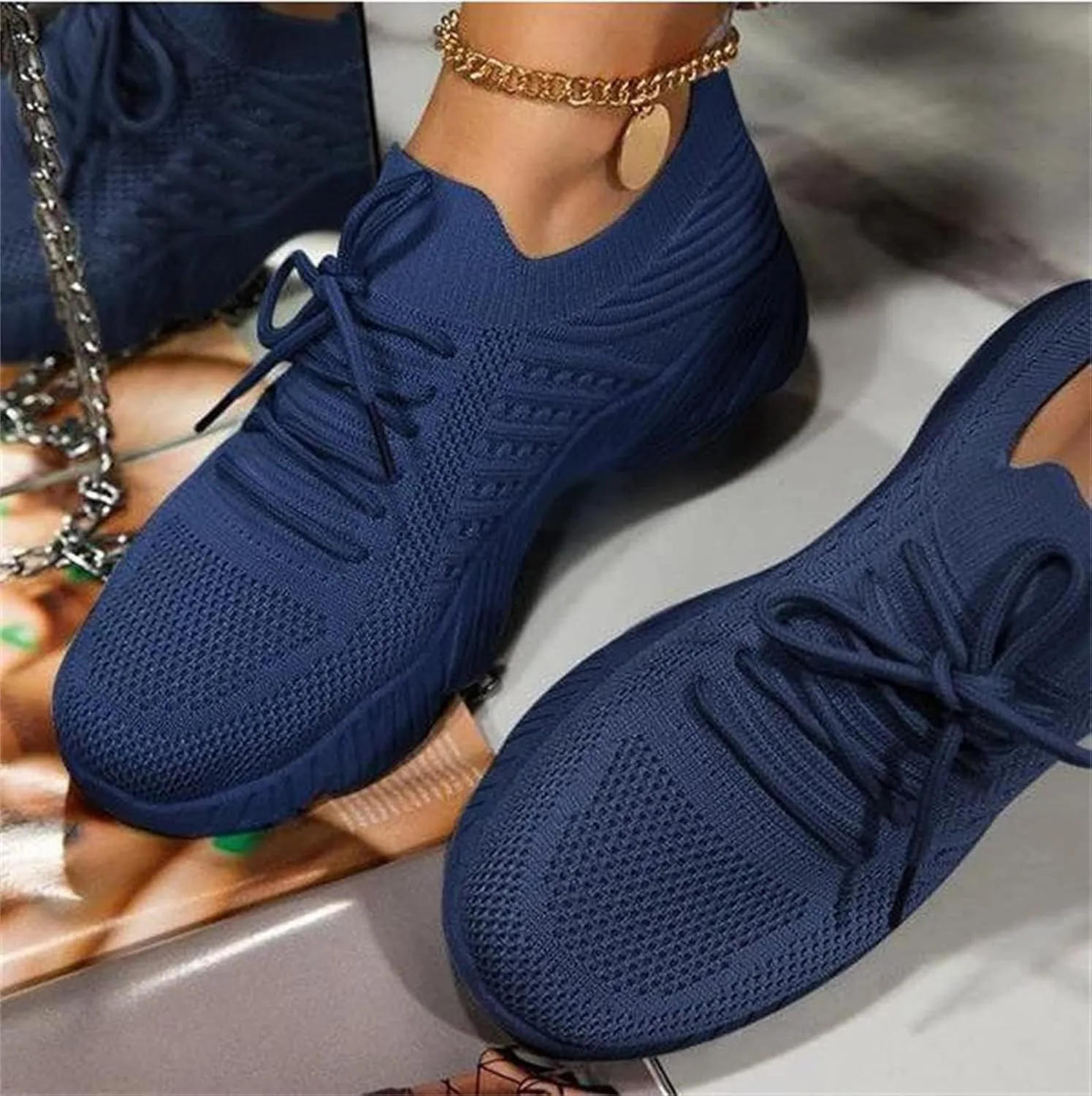 Sneakers For Women Trendy 2025 Walking Tennis Shoes Slip On Memory Foam Lightweight Casual Athletic Running Sneakers