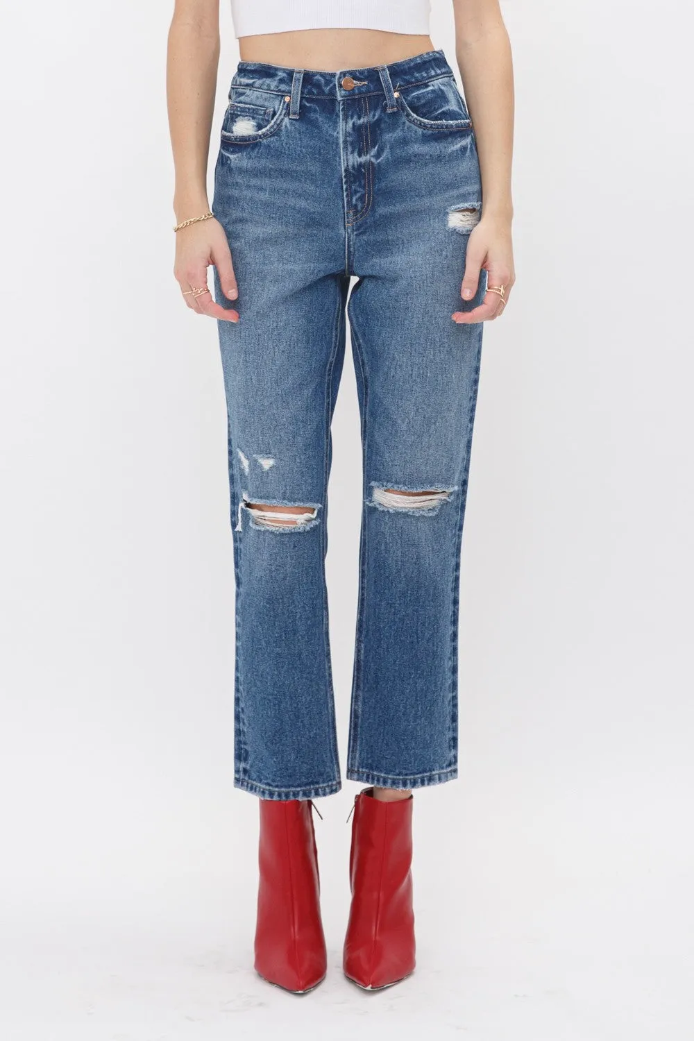 Super High Straight Crop - MICA