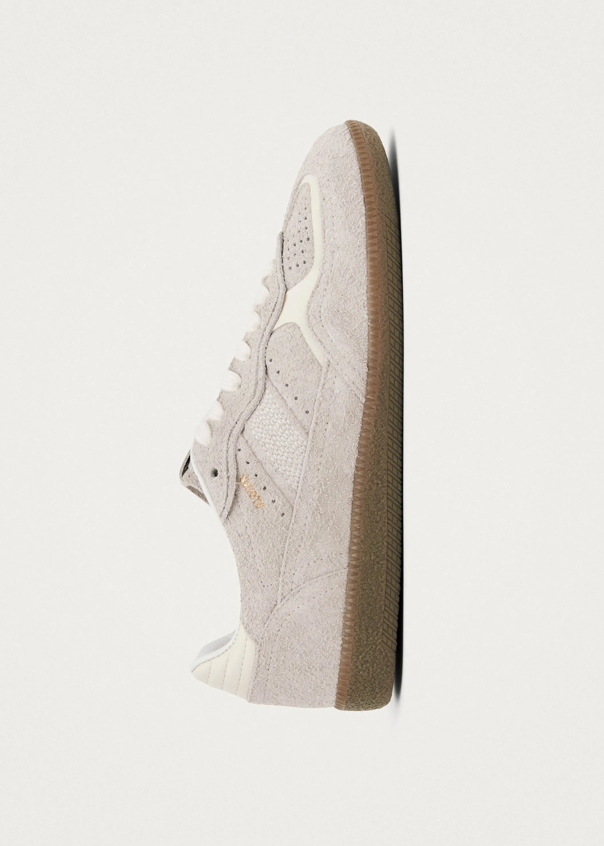 Tb.490 Rife Suede Fuzzy Light Grey Leather Sneakers