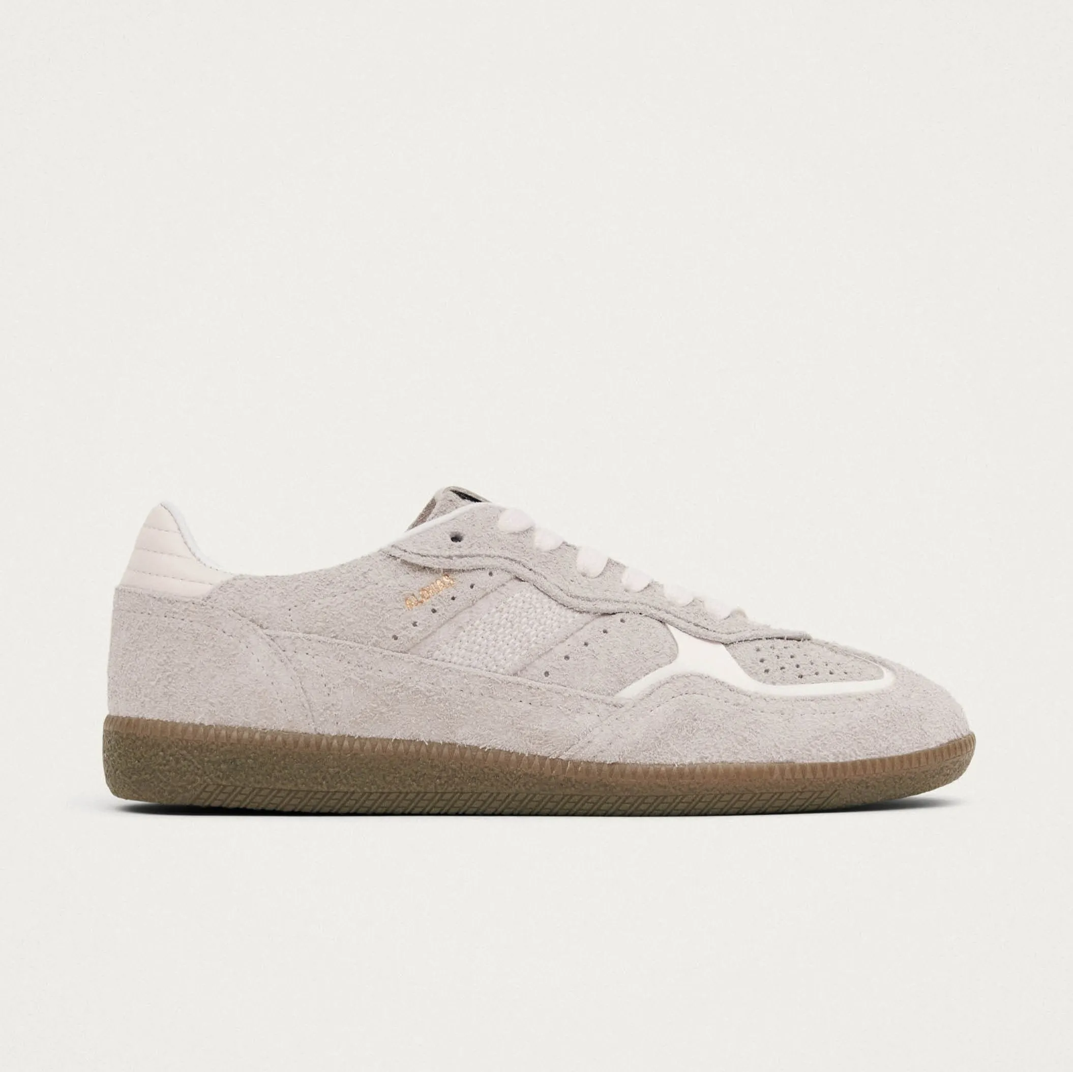 Tb.490 Rife Suede Fuzzy Light Grey Leather Sneakers