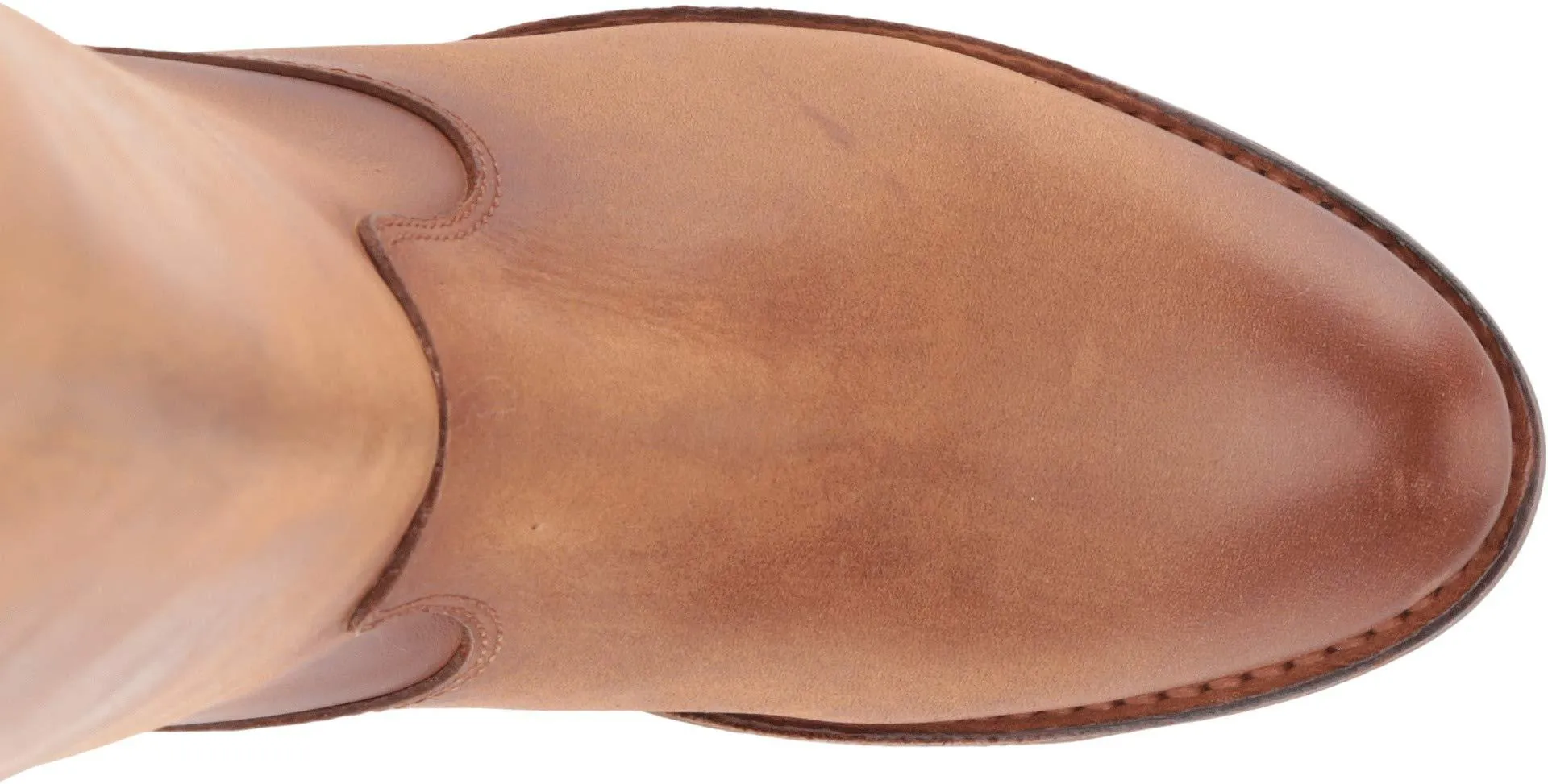 The Frye Company Womens Cognac Jackie Button Tall Size 7 Oiled Leather Boots