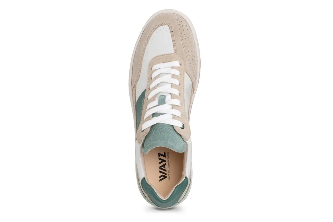 THE SPARK SNEAKERS - Beige Mint Green