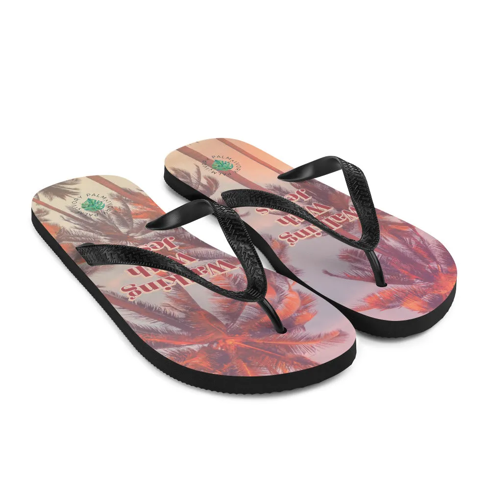 Walking with Jesus Flip-Flops
