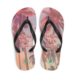 Walking with Jesus Flip-Flops