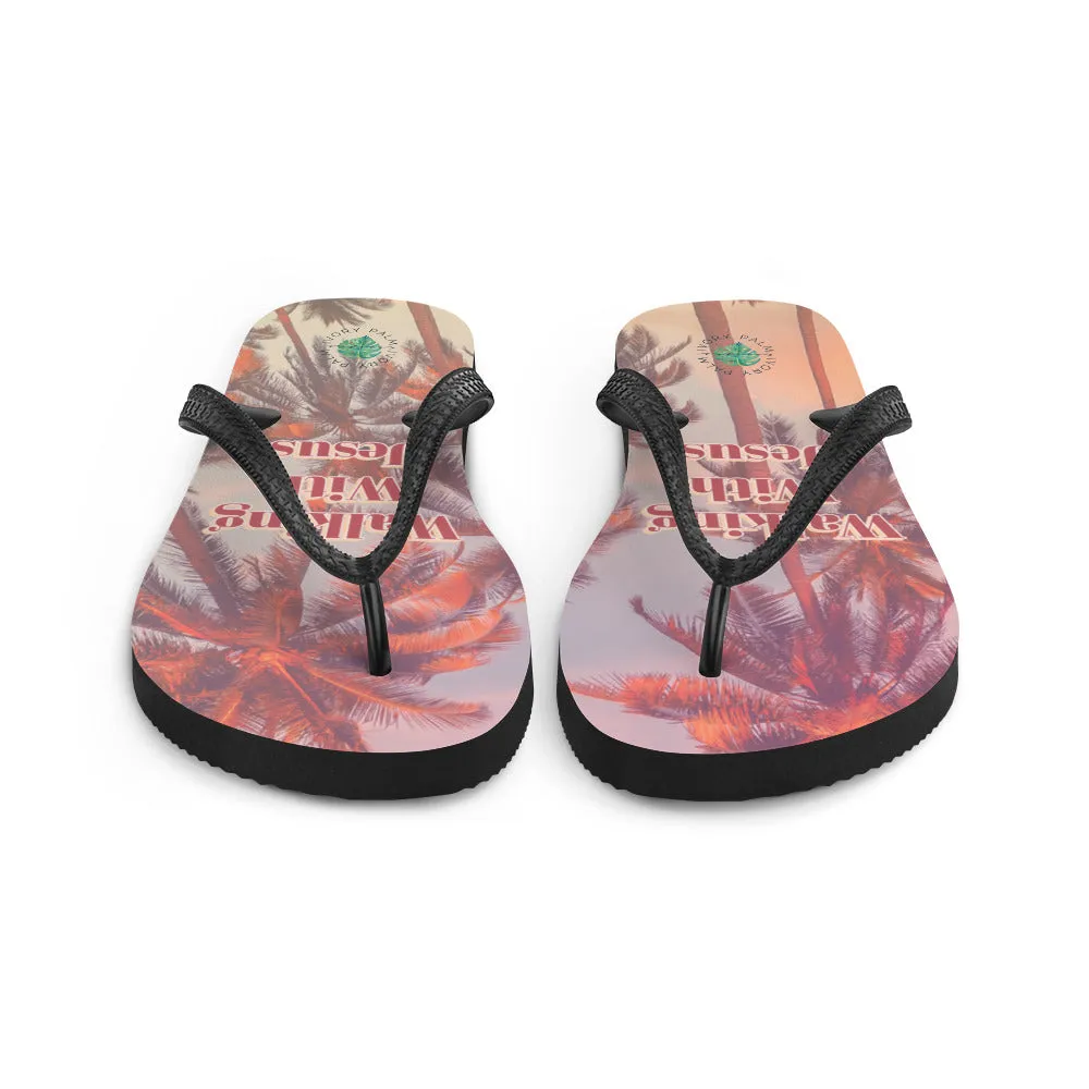 Walking with Jesus Flip-Flops