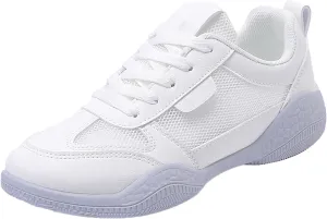Womens Lace Up Running Shoes Non Slip Walking Shoes Mens Dress Shoes Breathable Ladies Shoes Casual Black Platform Sneaker Platform Tennis Shoe Cross Trainer Shoe